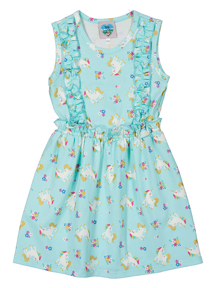 Turi Sukienka "Leni" w kolorze turkusowym rozmiar: 110