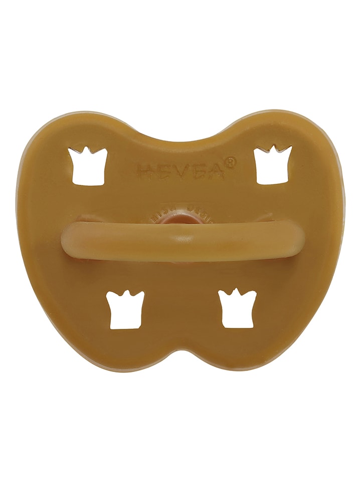 Smoczek w kolorze musztardowym