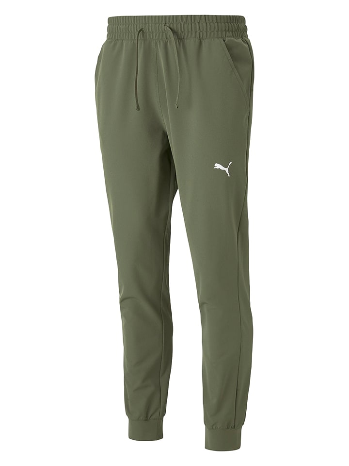 Puma Spodnie sportowe "Studio Ultramove" w kolorze khaki rozmiar: XXL