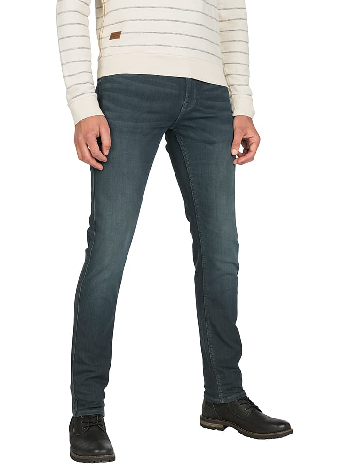 Dżinsy - Tapered fit - w kolorze granatowym