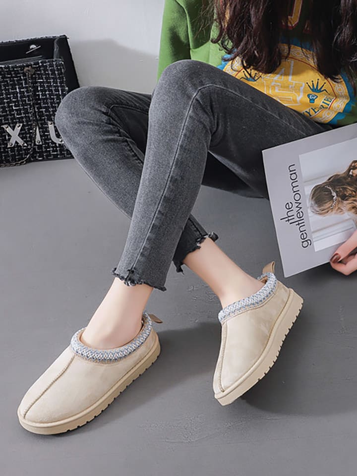 C'M Botki w kolorze kremowym rozmiar: 37