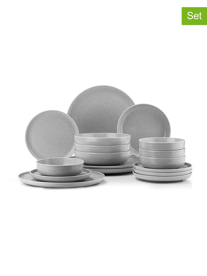 Hermia 16-częściowy zestaw w kolorze szarym rozmiar: onesize