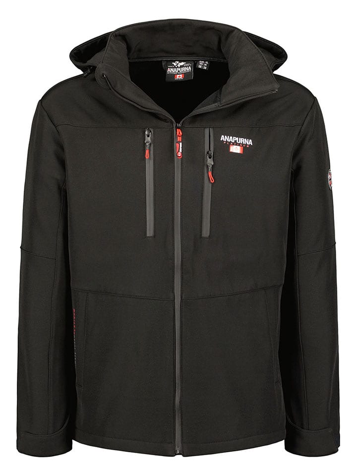 ANAPURNA Kurtka softshellowa "Timmexana" w kolorze czarnym rozmiar: XL