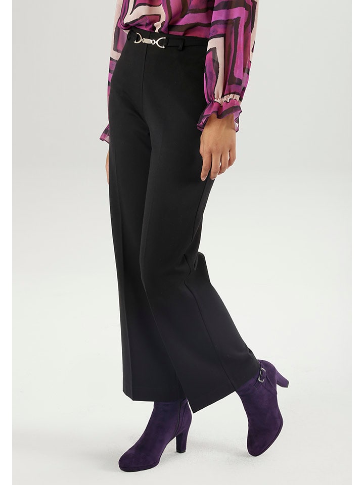 Aniston Spodnie w kolorze czarnym rozmiar: 44