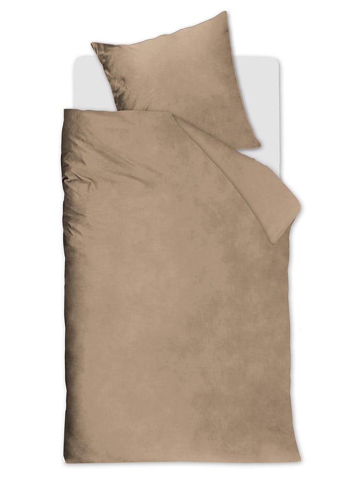 Rivièra Maison Komplet pościeli "Estate" w kolorze jasnobrązowym rozmiar: 240x200/220 cm