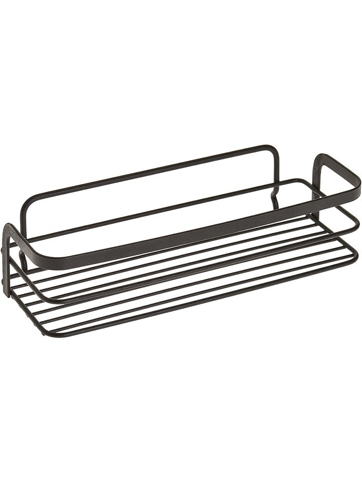 metaltex Regał łazienkowy "Origin" w kolorze czarnym - 26 x 6 x 10 cm rozmiar: onesize