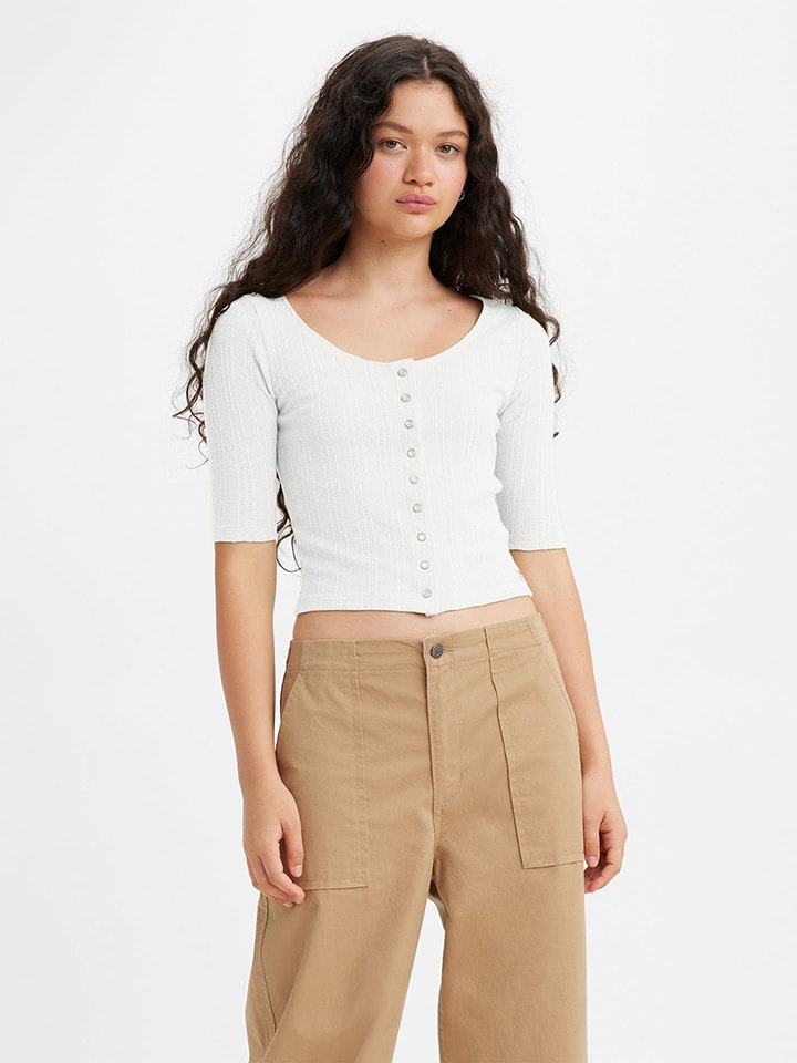 Levi´s Kardigan w kolorze białym rozmiar: XL