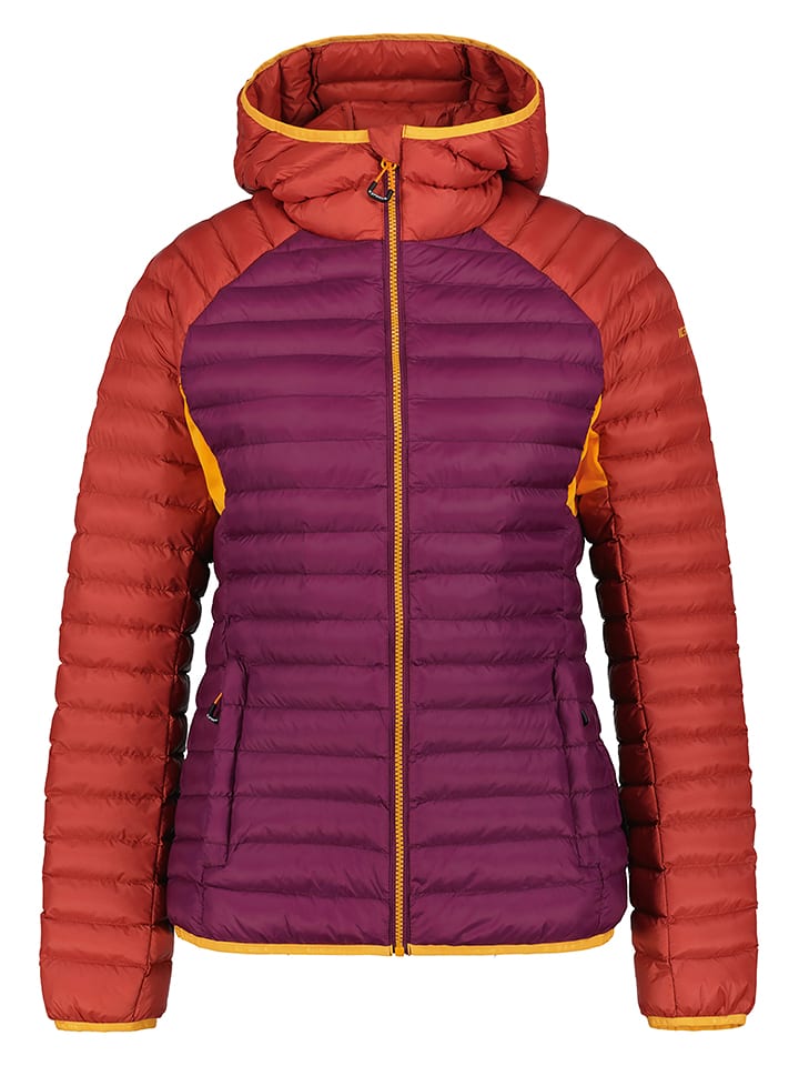 Icepeak Kurtka pikowana "Dix" w kolorze fioletowo-pomarańczowym rozmiar: 40