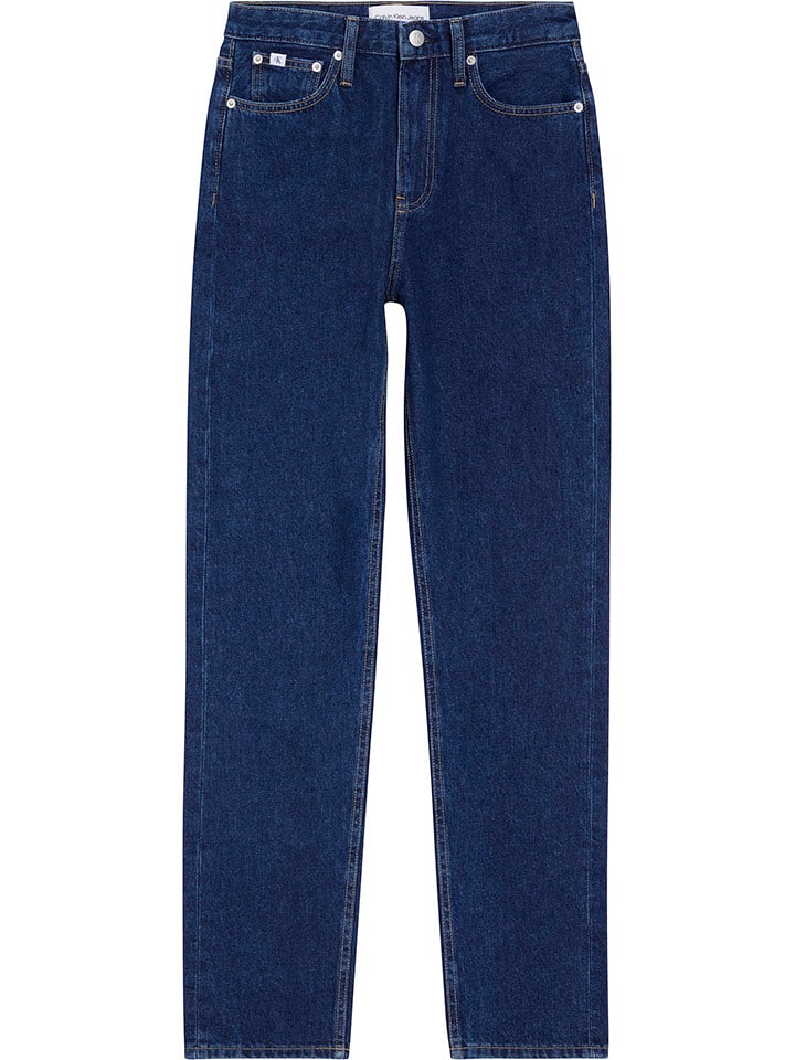 Calvin Klein Dżinsy - Mom fit - w kolorze granatowym rozmiar: W32/L30