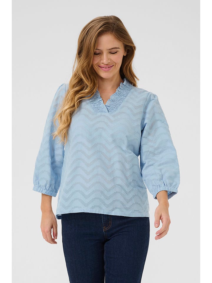 Kaffe Bluzka w kolorze błękitnym rozmiar: 42