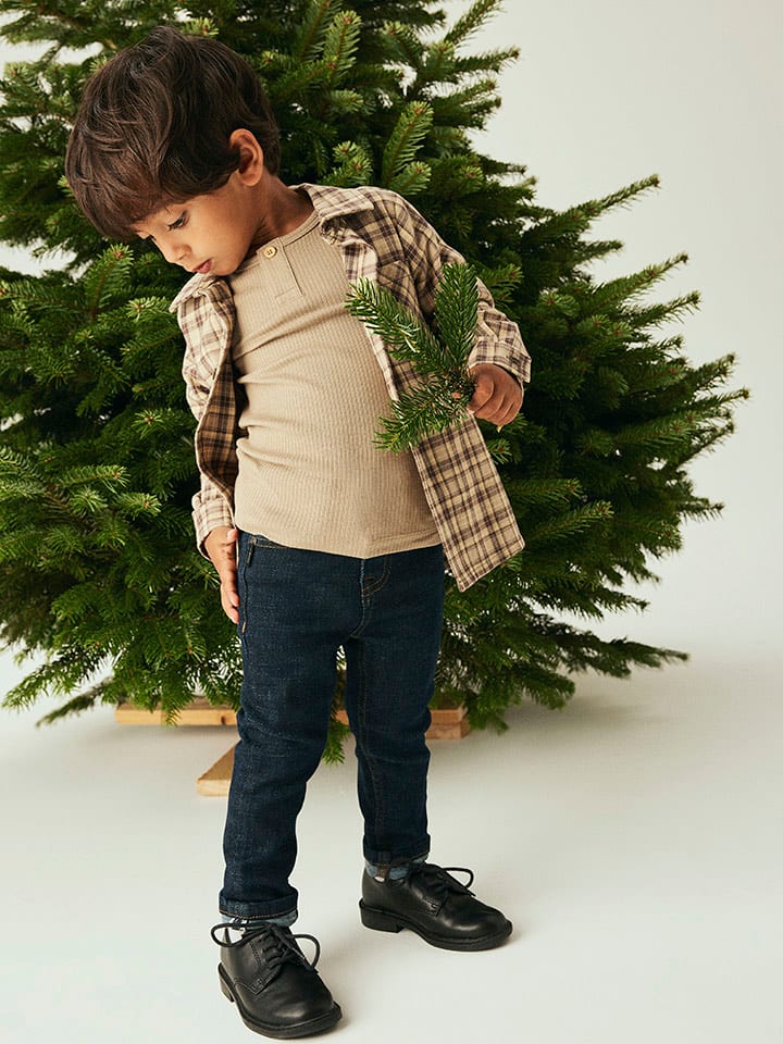 name it Dżinsy "Theo" - Regular fit - w kolorze granatowym rozmiar: 116