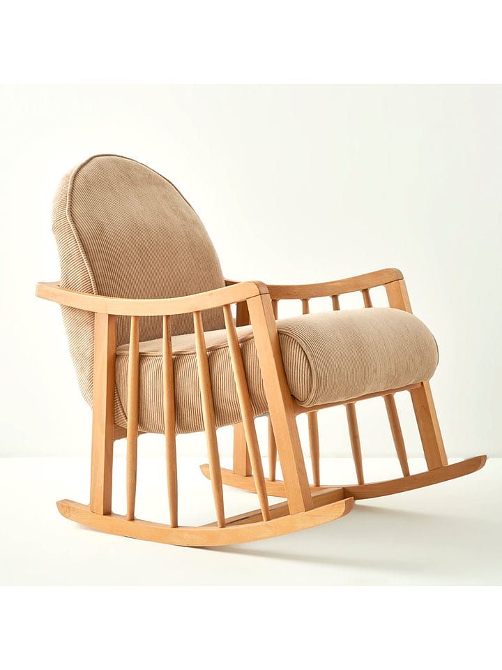 BELLA MAISON Fotel bujany "Alen" w kolorze beżowym - 67 x 75 x 85 cm rozmiar: onesize