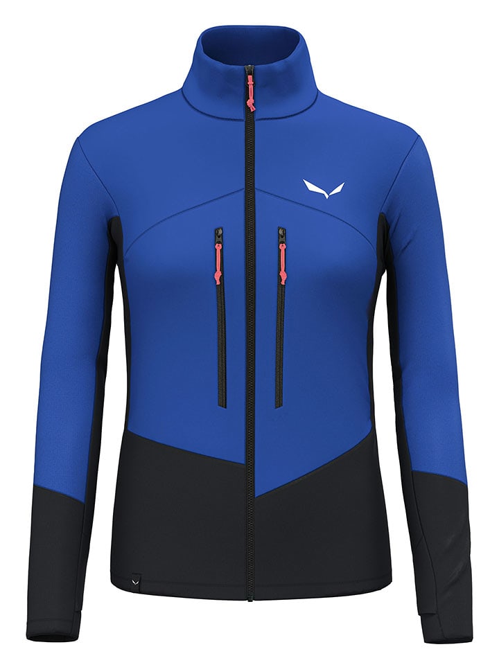 Salewa Kurtka polarowa "Ortles" w kolorze niebiesko-czarnym rozmiar: 40