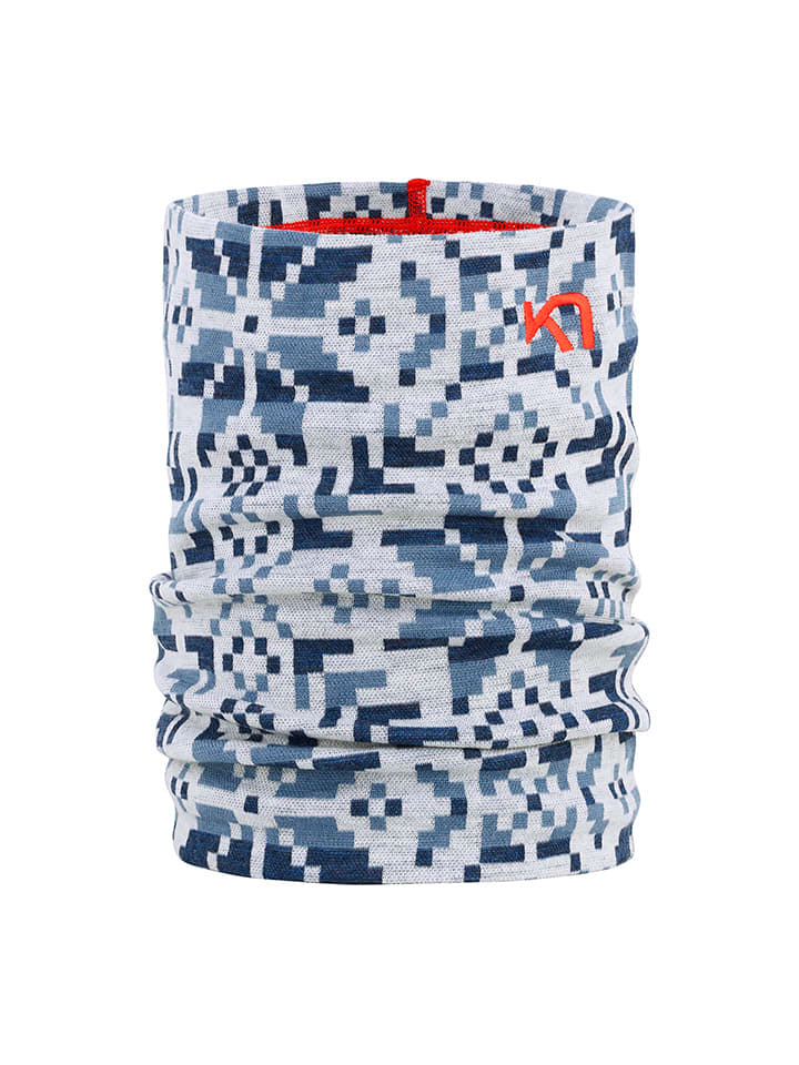 KARI TRAA Wełniany szal-koło w kolorze niebieskim rozmiar: onesize