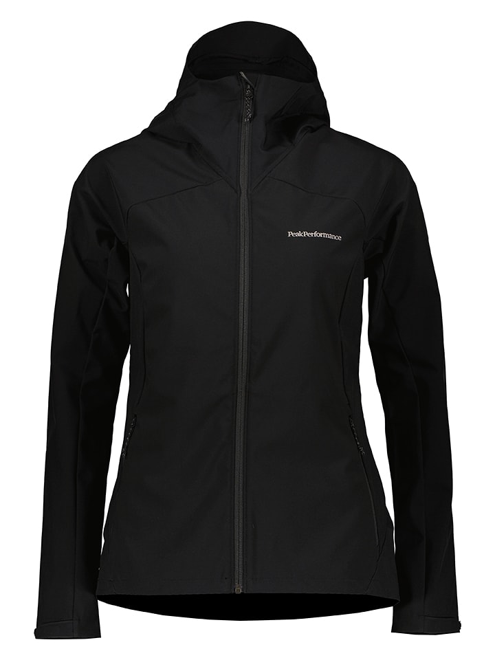 Kurtka softshellowa "Explore" w kolorze czarnym