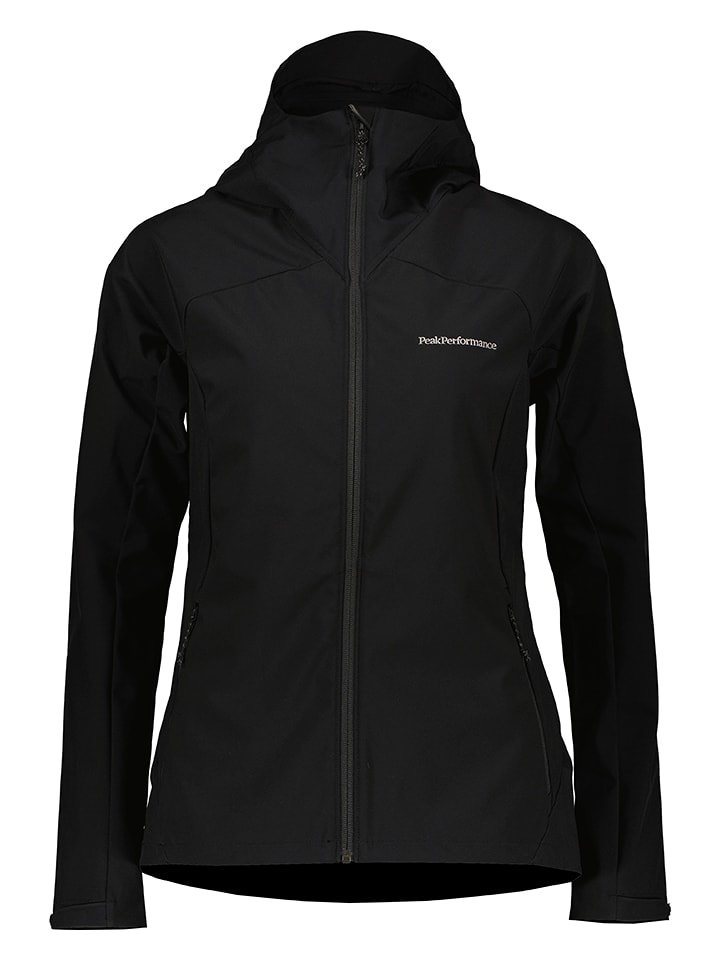 Kurtka softshellowa "Explore" w kolorze czarnym