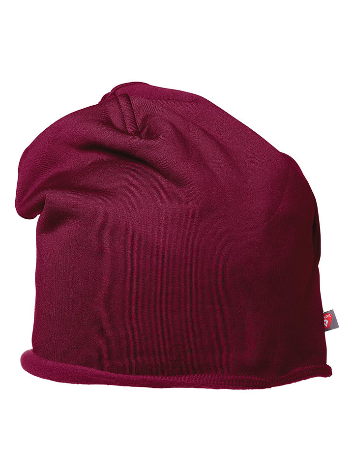 Isbjörn Czapka beanie "Panda" w kolorze bordowym rozmiar: 48-50 cm