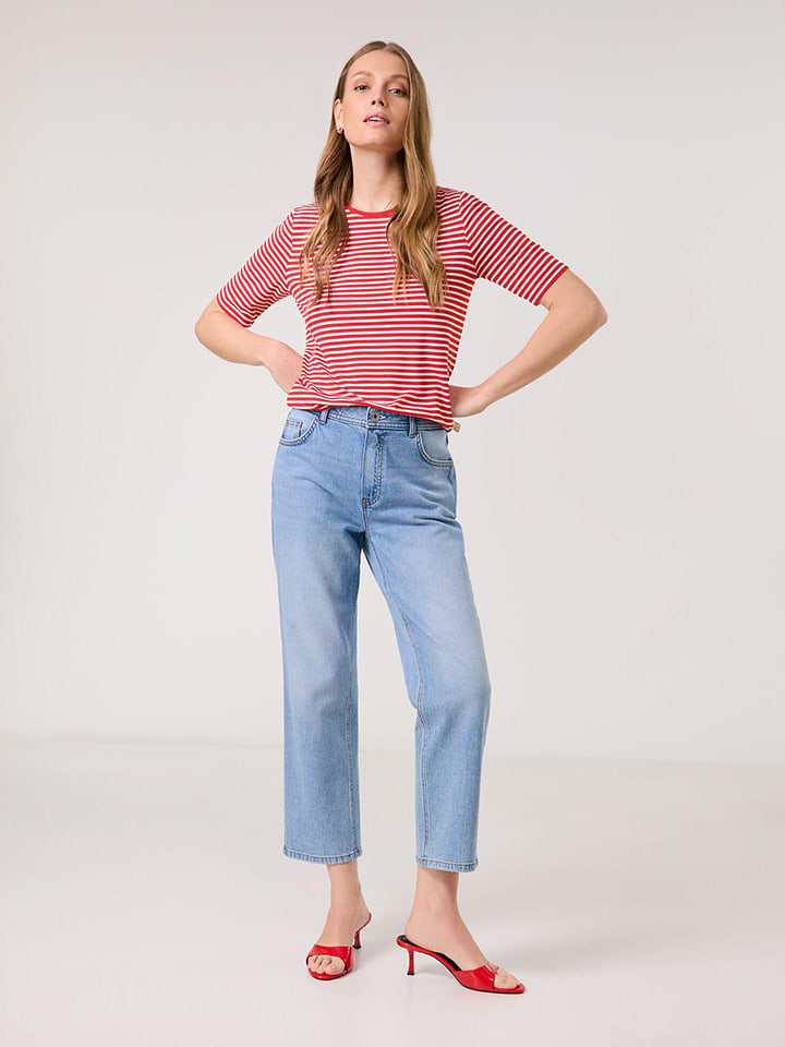 TAIFUN Koszulka w kolorze czerwono-białym rozmiar: 36