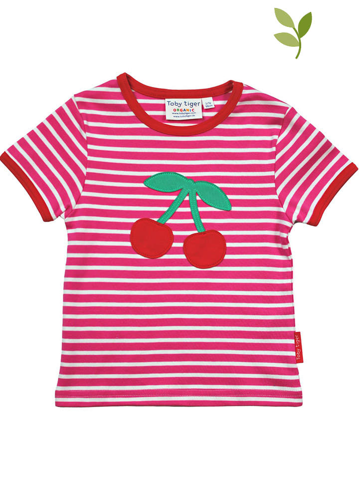 Toby Tiger Koszulka w kolorze czerwonym rozmiar: 86