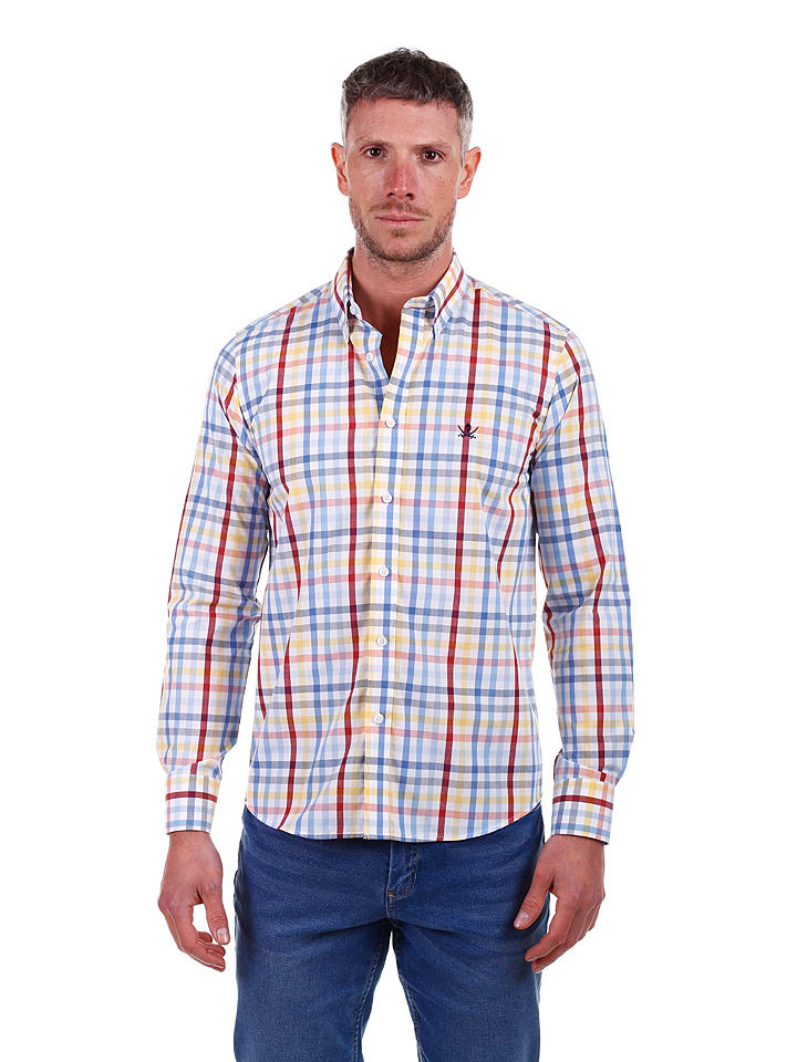 The Time of Bocha Koszula w kolorze niebiesko-czerwono-żółtym rozmiar: M