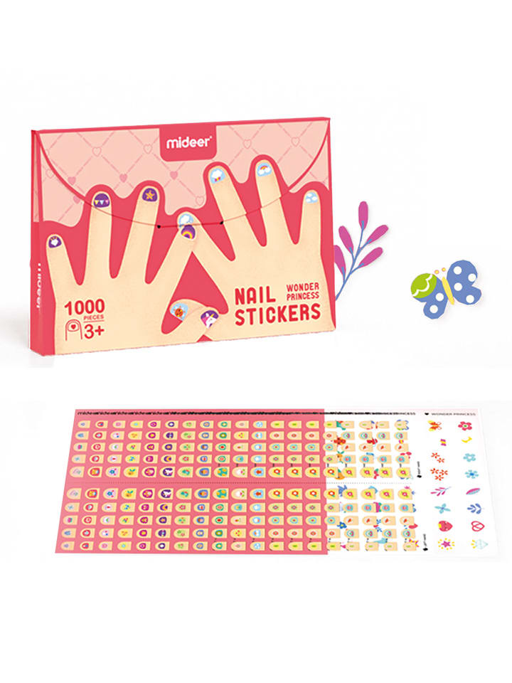 Edukalu Naklejki na paznokcie - 3+ rozmiar: onesize