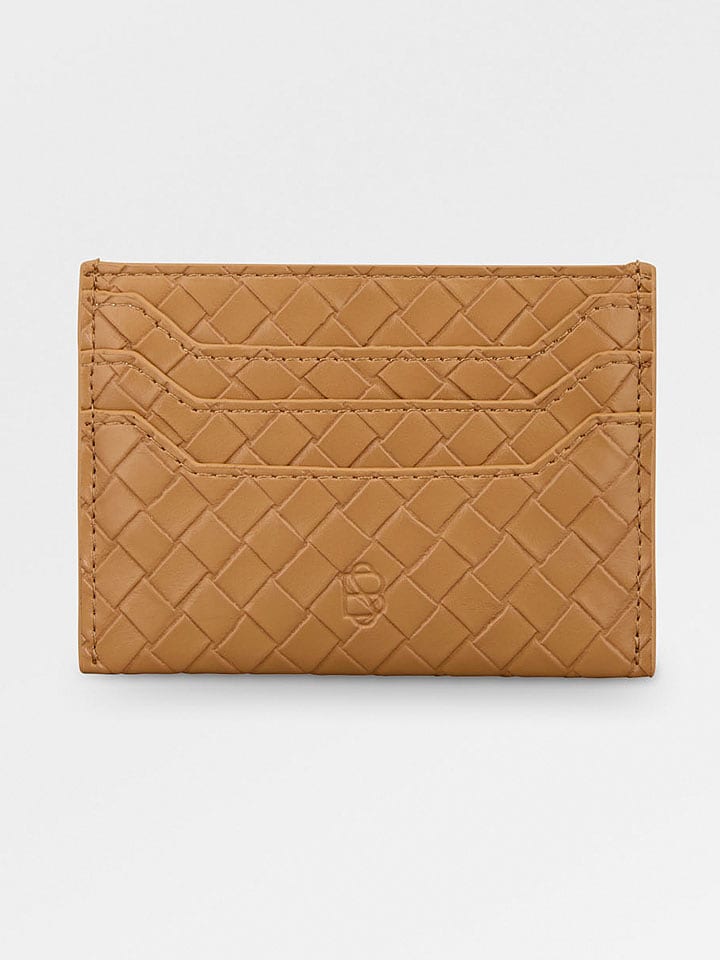 Becksöndergaard Etui w kolorze karmelowym na karty - 11 x 7 x 1 cm rozmiar: onesize