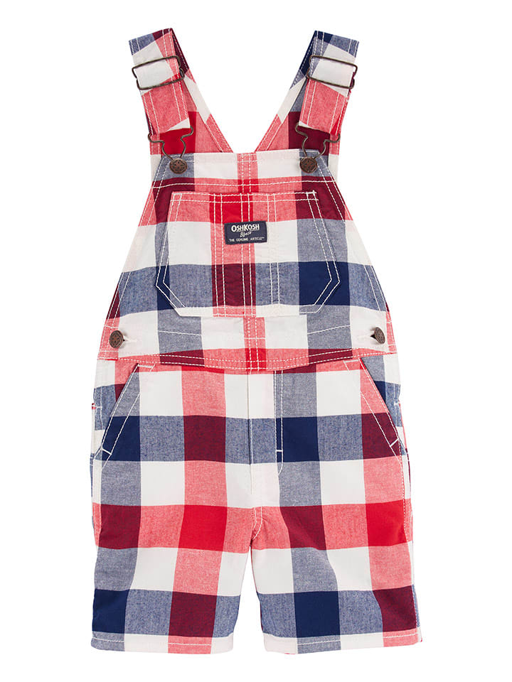 OshKosh Ogrodniczki w kolorze czerwonym rozmiar: 98