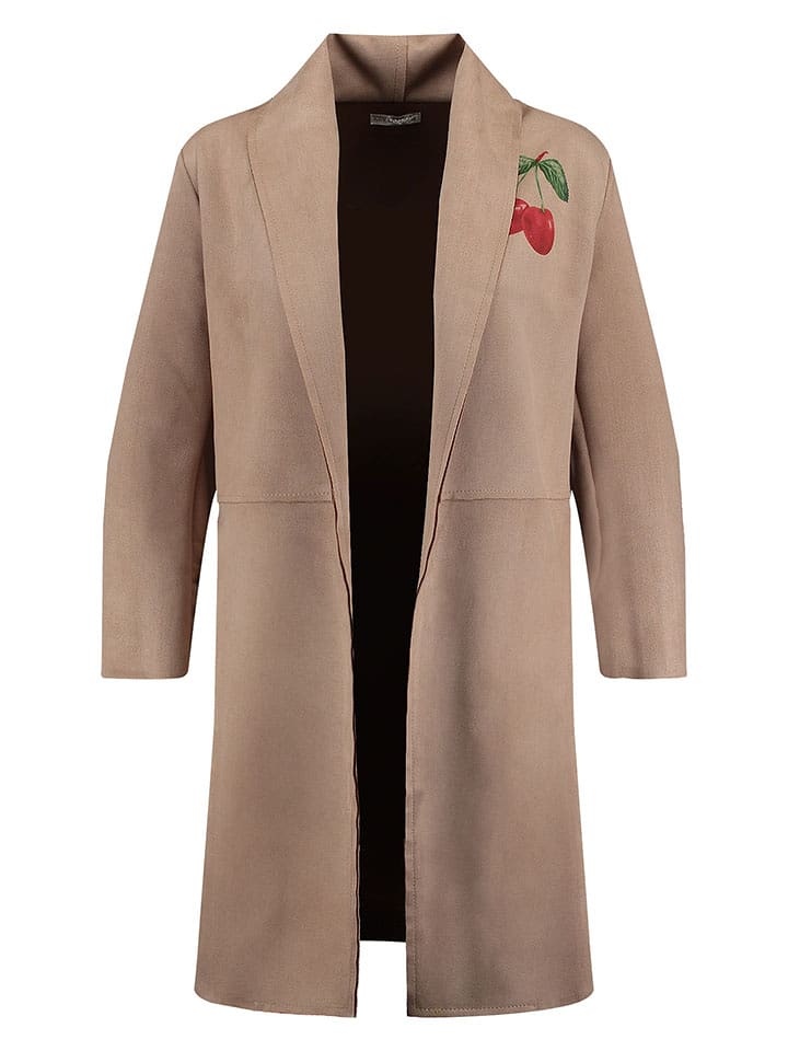 KEY LARGO Narzutka "Cherry" w kolorze beżowo-czerwonym rozmiar: M