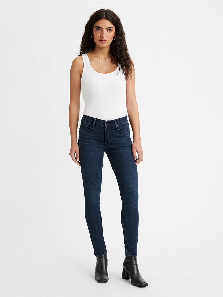 Levi´s Dżinsy "Lots Of Love" - Skinny fit - w kolorze granatowym rozmiar: W31/L34