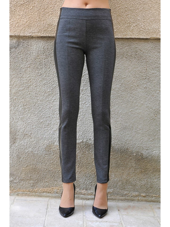 Bleu d'Azur Legginsy "Cheryl" w kolorze antracytowym rozmiar: 36