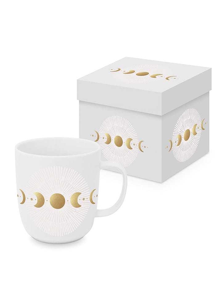 ppd Kubek jumbo "Luna & Solis" w kolorze białym - 350 ml rozmiar: onesize