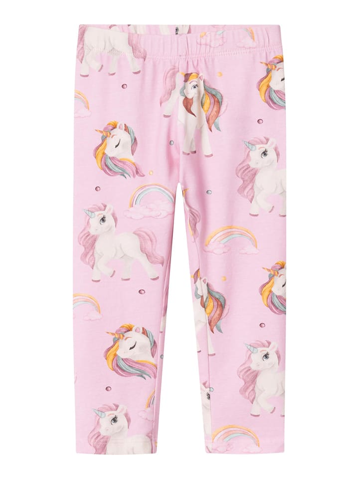 name it Legginsy "Harli" w kolorze jasnoróżowym rozmiar: 98