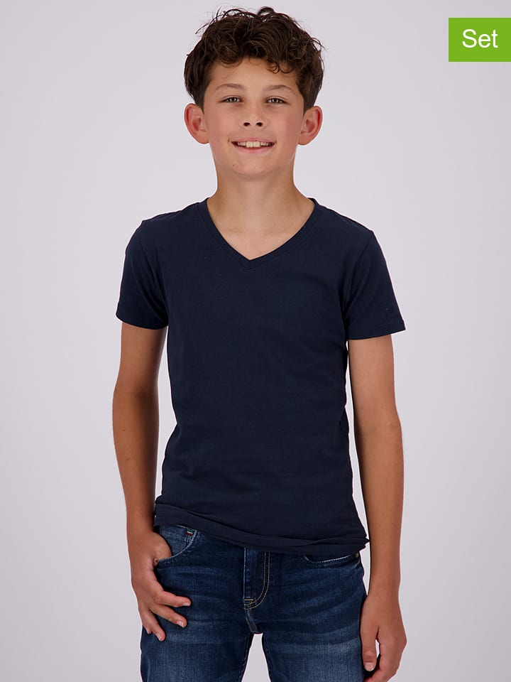 Vingino Koszulki (2 szt.) w kolorze granatowym rozmiar: 134/140