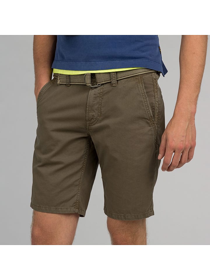 Bermudy w kolorze khaki