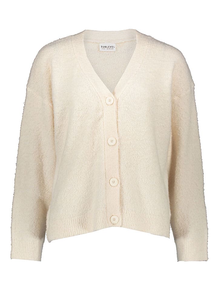 Sublevel Kardigan w kolorze kremowym rozmiar: XL