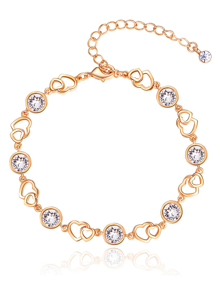 METROPOLITAN Pozłacana bransoletka z kryształami Swarovski rozmiar: onesize