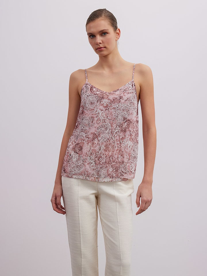 BGN Top w kolorze jasnoróżowym rozmiar: 40