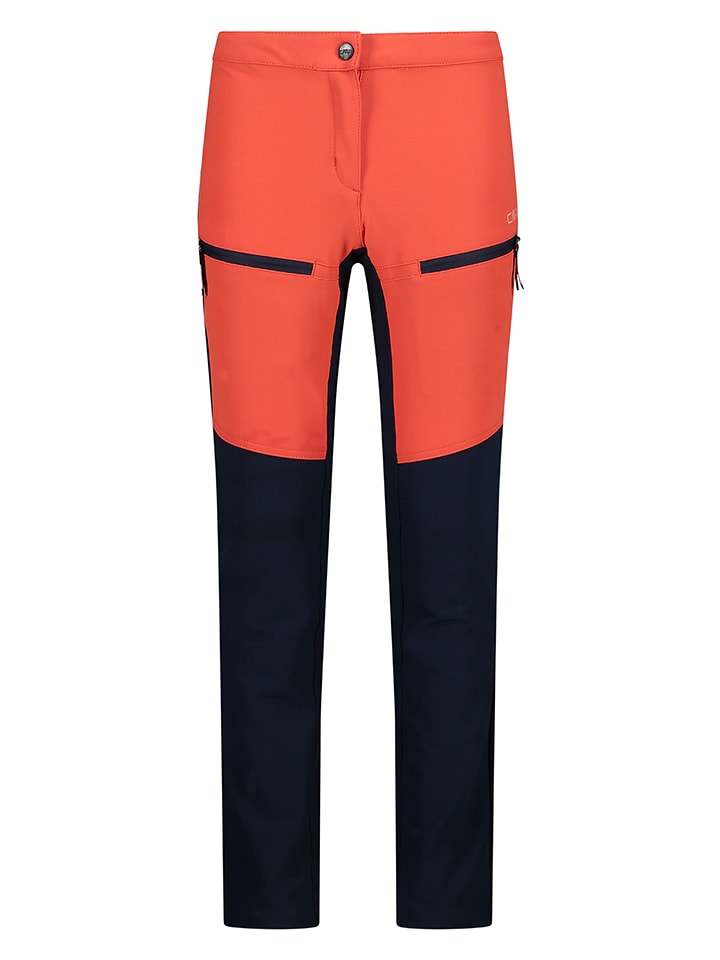 CMP Spodnie funkcyjne w kolorze pomarańczowo-turkusowym rozmiar: 116