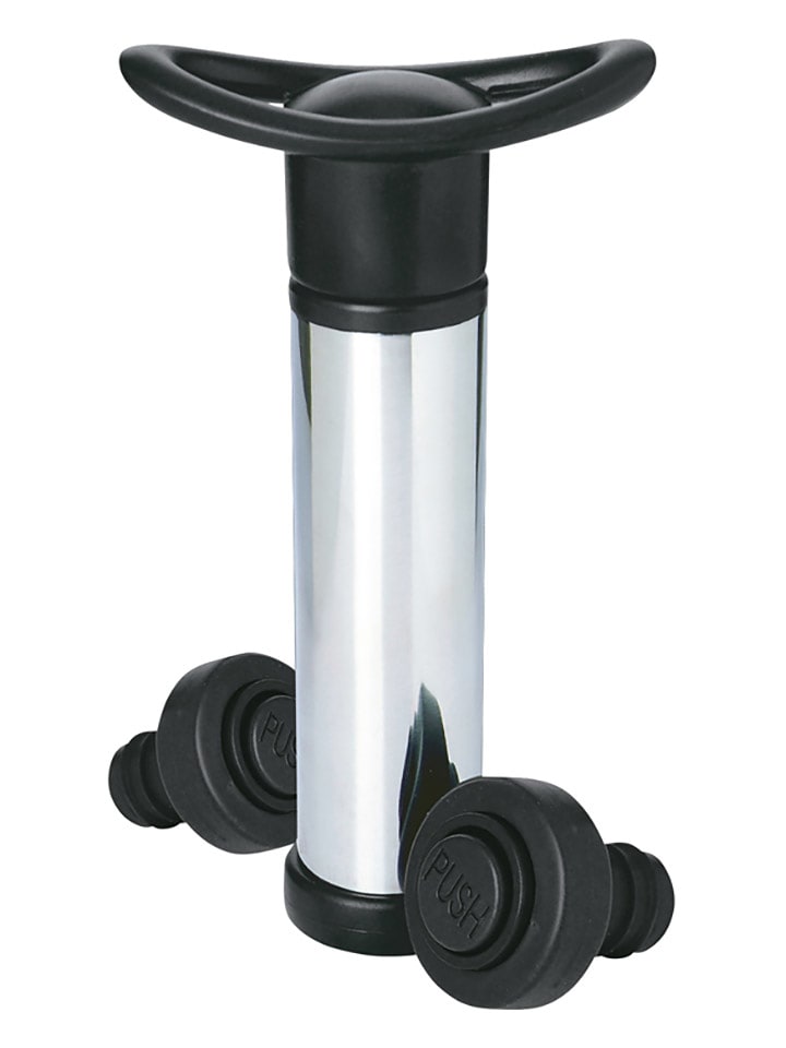 Cilio Pompa w kolorze srebrno-czarnym do wina - wys. 15 cm rozmiar: onesize