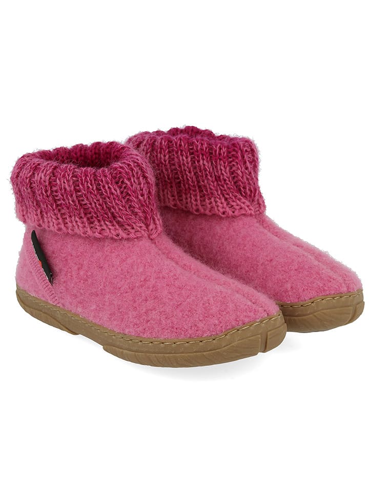 HAFLINGER Kapcie w kolorze różowym rozmiar: 23