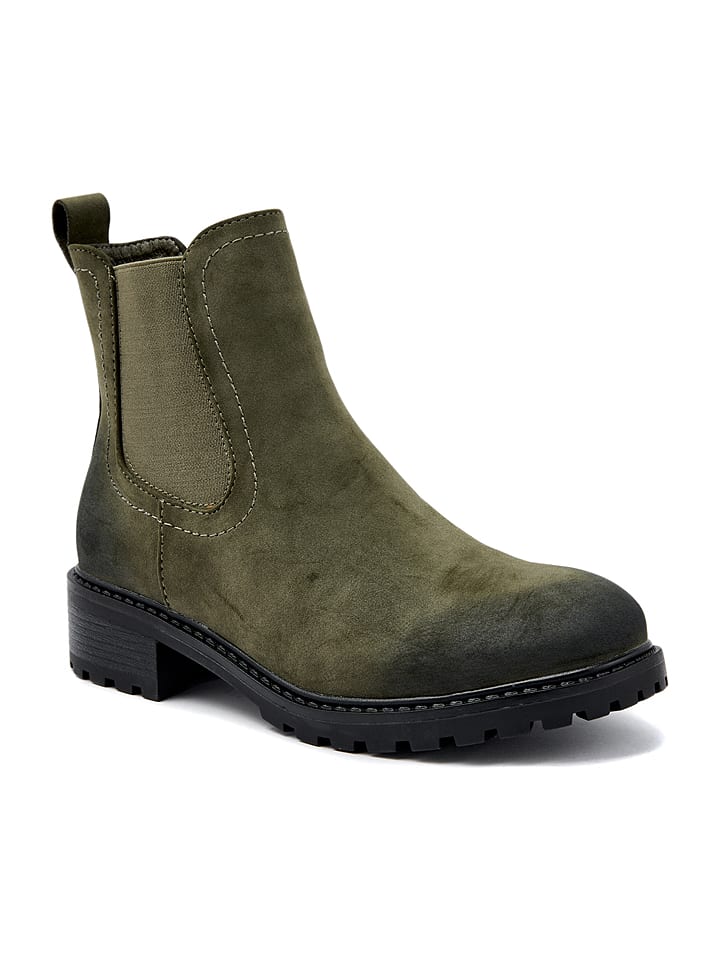 Sixth Sens Botki w kolorze khaki rozmiar: 38