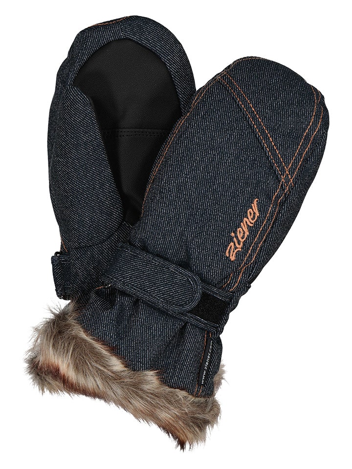 Ziener Rękawiczki w kolorze granatowym rozmiar: 4,5