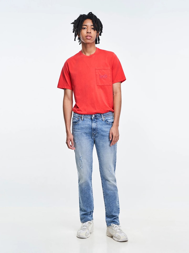 Levi´s Dżinsy "511" - Slim fit - w kolorze błękitnym rozmiar: W36/L36