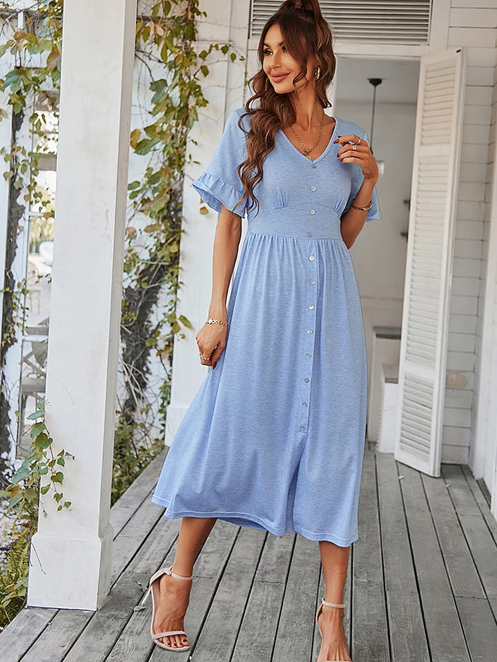 Sukienka w kolorze błękitnym