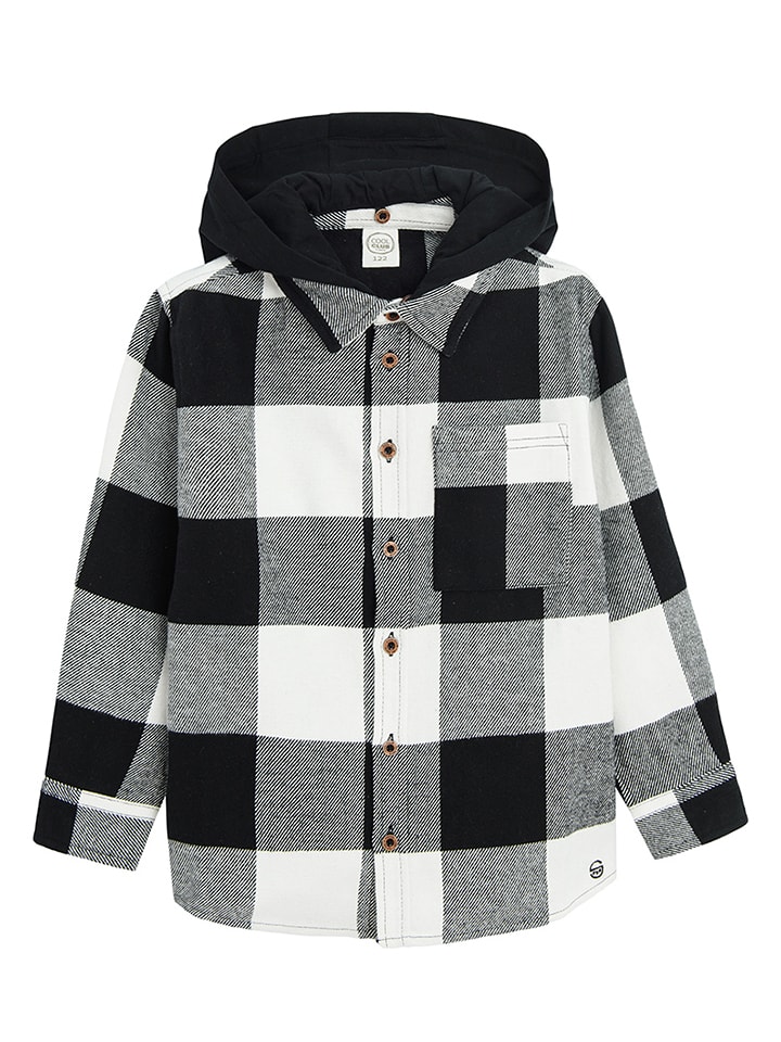 COOL CLUB Koszula w kolorze biało-czarnym rozmiar: 140