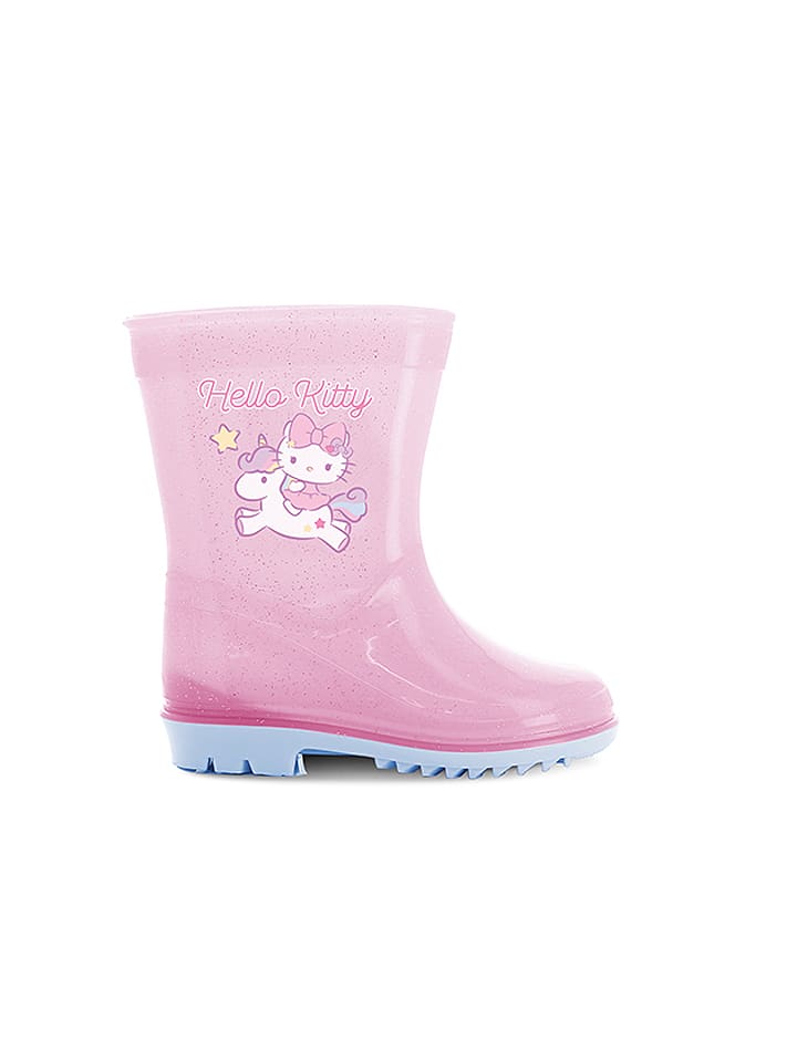 Kalosze "Hello Kitty" w kolorze jasnoróżowym
