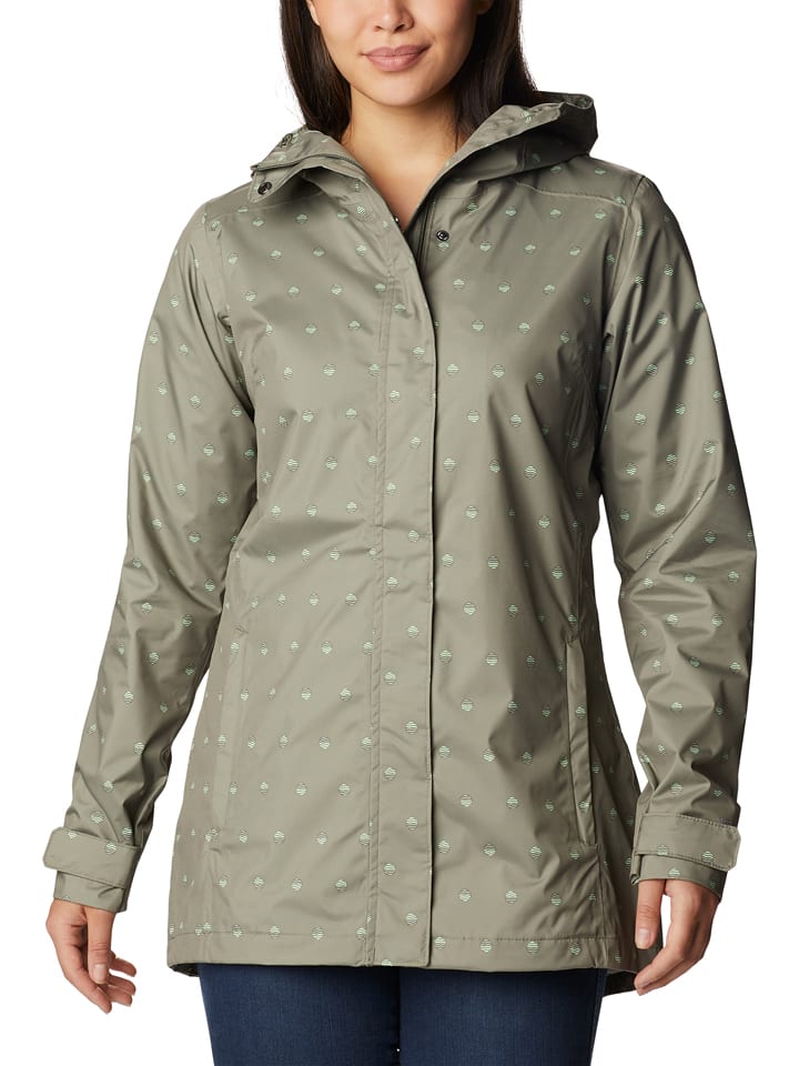Columbia Kurtka przeciwdeszczowa "Splash A Little II" w kolorze khaki rozmiar: M
