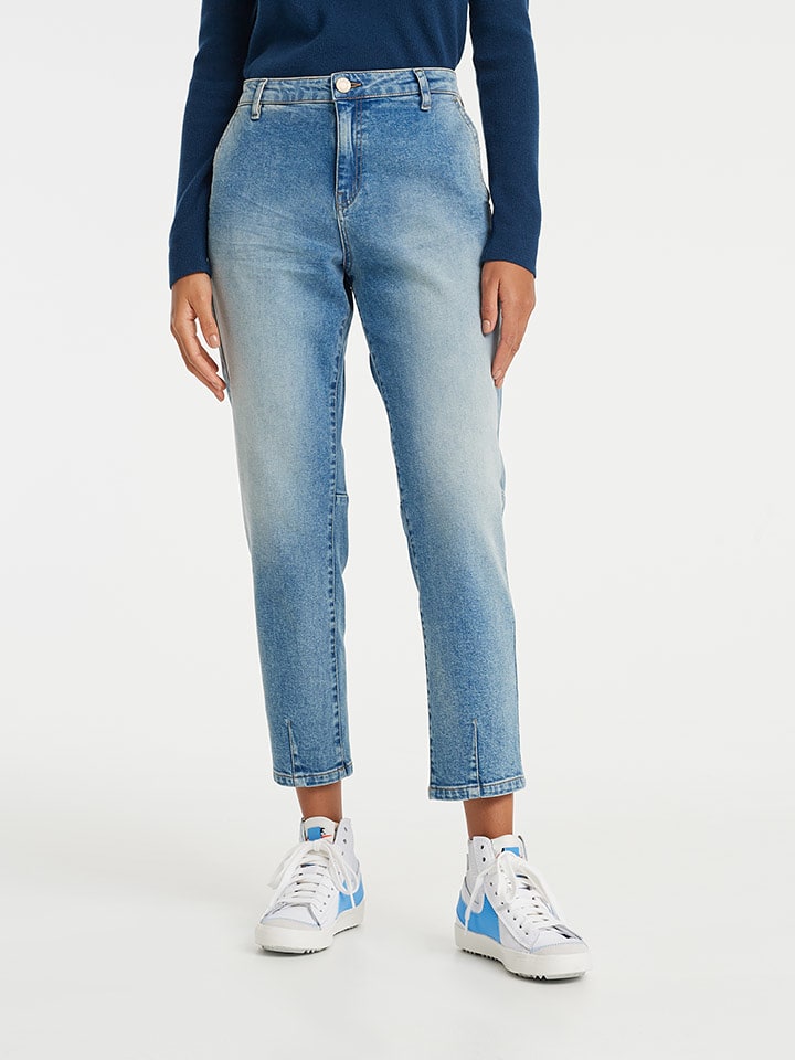 OPUS Dżinsy "Lanea" - Regular fit - w kolorze niebieskim rozmiar: 40/L28