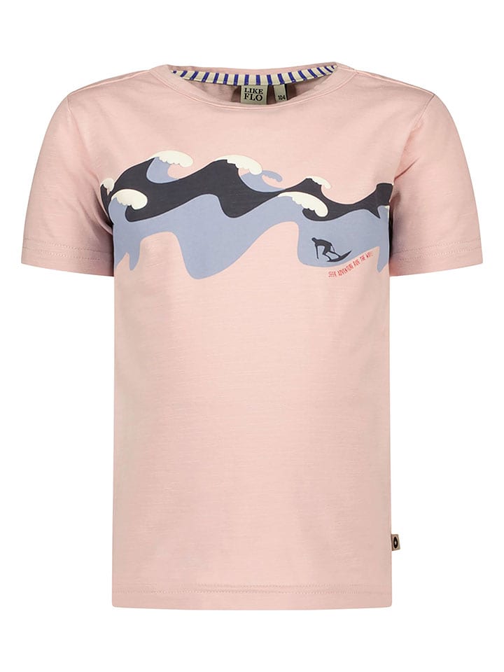 Like Flo Koszulka w kolorze jasnoróżowym rozmiar: 128