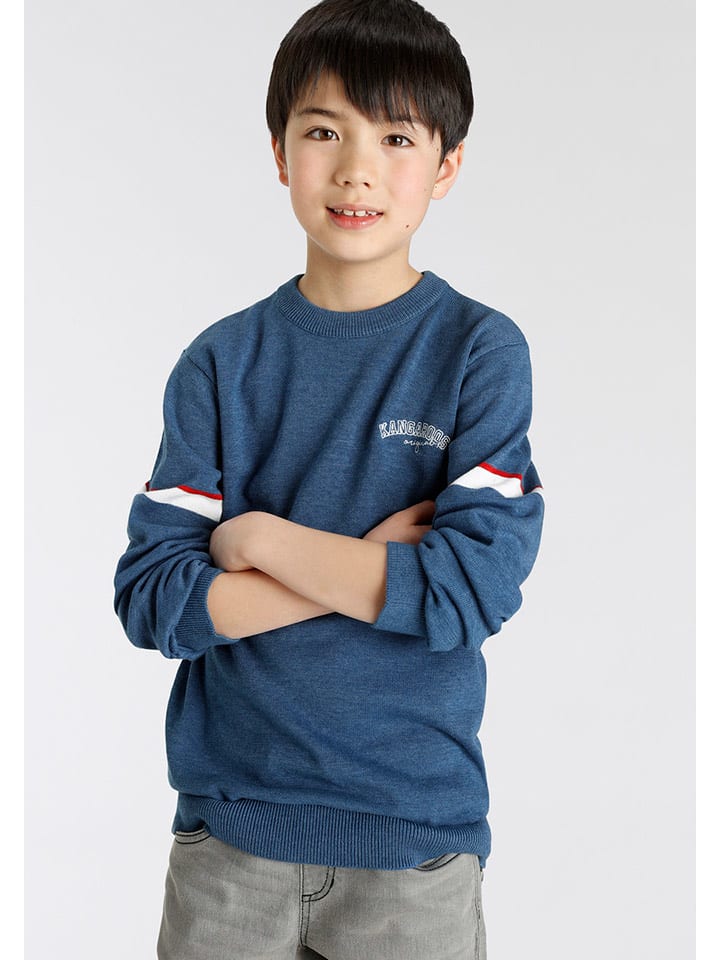 Kangaroos Sweter w kolorze niebieskim rozmiar: 164/170